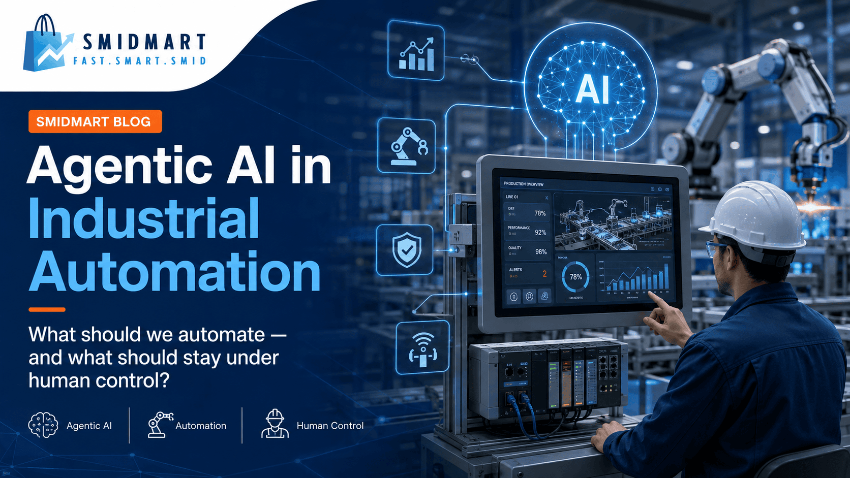 Agentic AI in Industrial Automation: What Should We Automate—and What Should Stay Under Human Control?